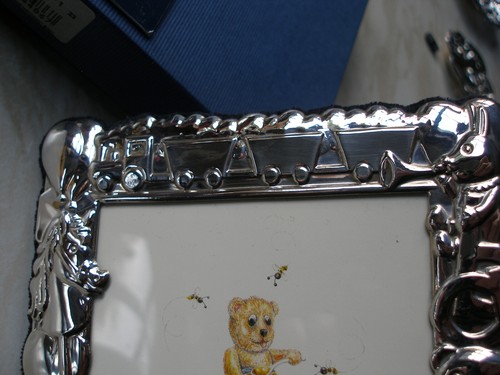 CHILDS STERLING SILVER PHOTO FRAME BY CARRS OF SHEFFIELD BRAND NEW IN BOX - Picture 5 of 8