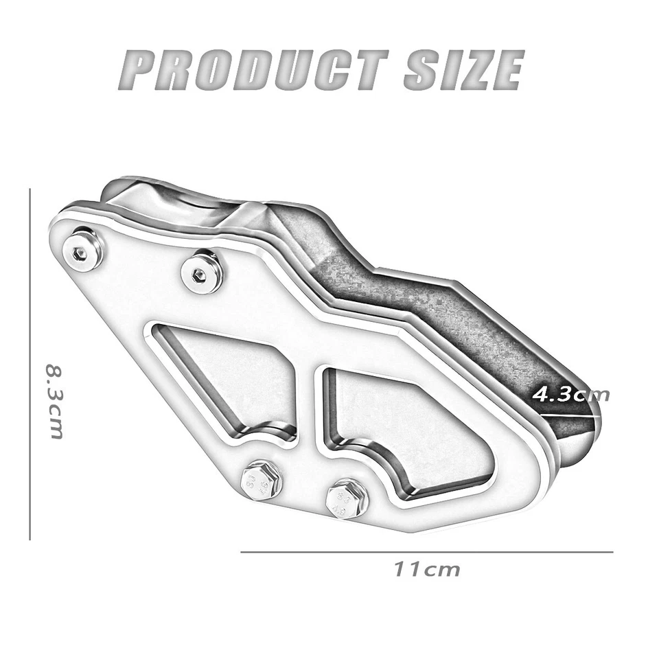 Guía protectora de cadena 3D negra de EE. UU. para KAWASAKI LX140/L/G KLX125 KLX150 2006-2025 Foto 3 de 4