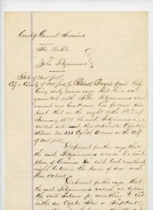 1873-Handwritten-People-New-York-NY-Court-VS-John-Fitzsimmons-Drunk-Gambling