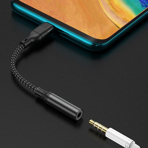 Adaptador de auriculares USB C USB C a adaptador auxiliar accesorio de interfaz de audio USB - Imagen 8 de 12