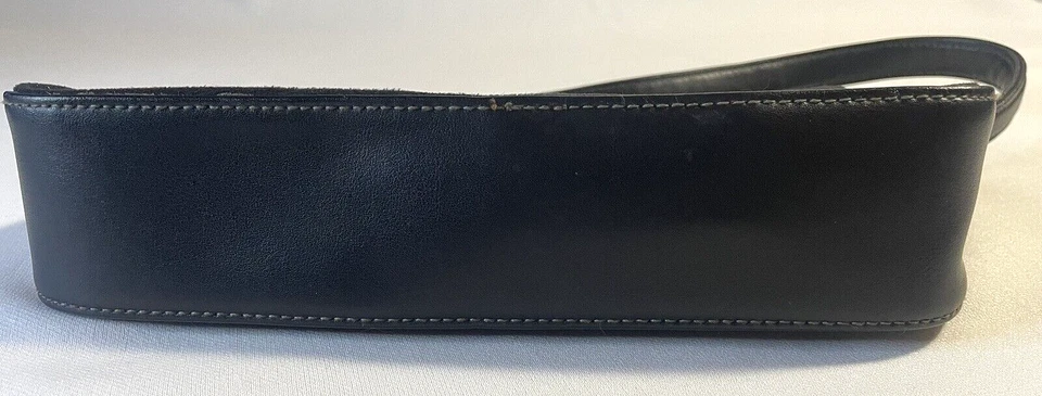 VTG Liz Claiborne Y2K 1990 Mini purse Faux Suede 9X4X2 - Image 4 of 4