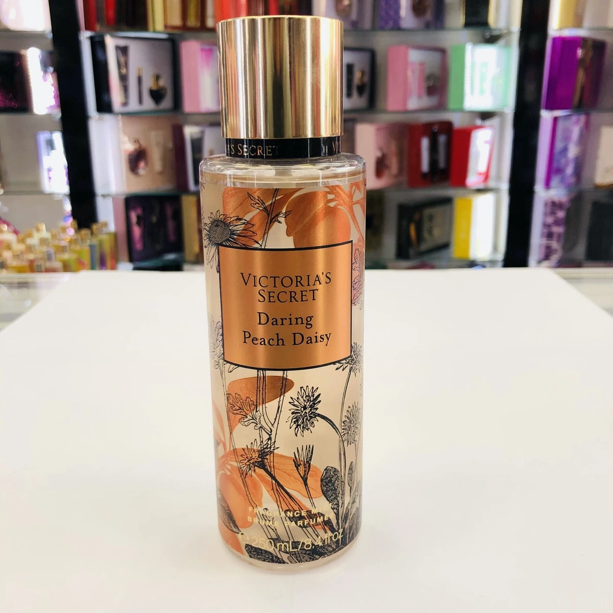 Victoria s Secret Daring Peach Daisy Limited Edition Body Mist For Women 8.4 oz