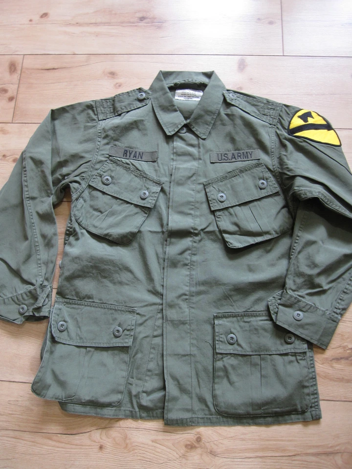 US Army Feldjacke Vietnam 1st Cavalry Fieldjacket Jungle Jacket M64 - XL Marines - Bild 1 von 1