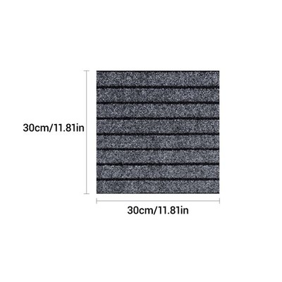 12'' x 12'' Carpet Tiles Peel and Stick, Non-Slip Squares Carpet Floor Tile Indoor