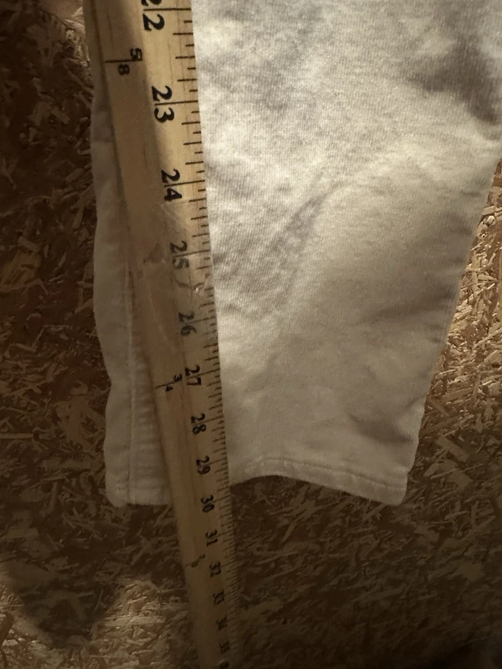 Pantalones de pana Talbots cintura alta pierna recta marfil talla 10 Foto 4 de 4