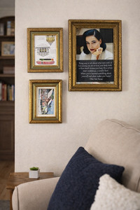 Gold Picture Frames Set of 3: Vintage Gold Ornate Picture Frames Wall Gallery