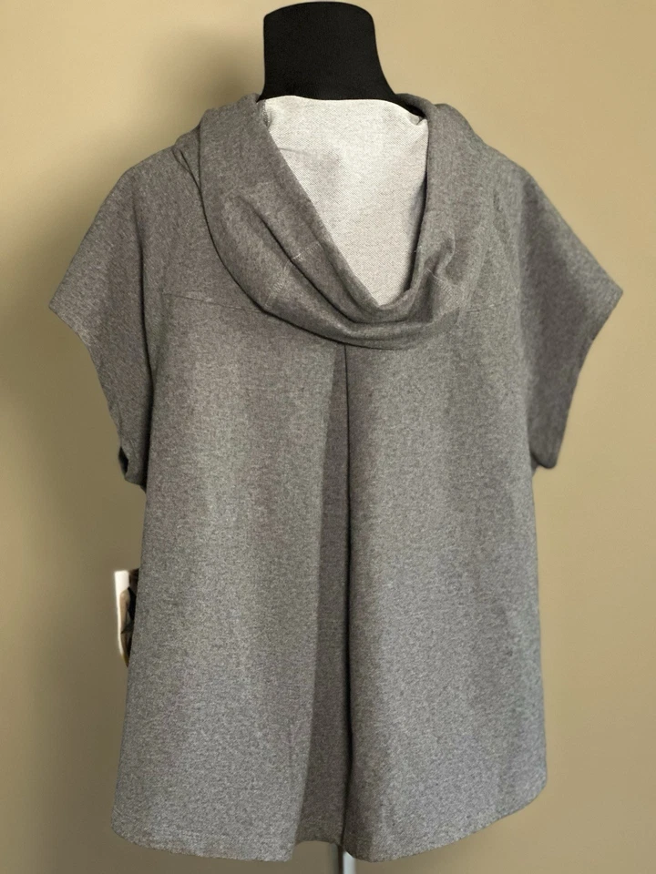 Sudadera con Capucha Avia Para Mujer Manga Corta Talla Mediana 8-10 Gris Pullover Sudadera Nueva con Etiquetas Foto 3 de 4