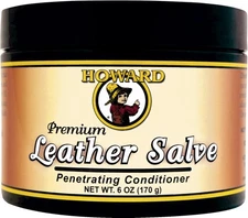 Howard Products Leather Salve - Car Leather Cleaner and Conditioner, Rejuvena...