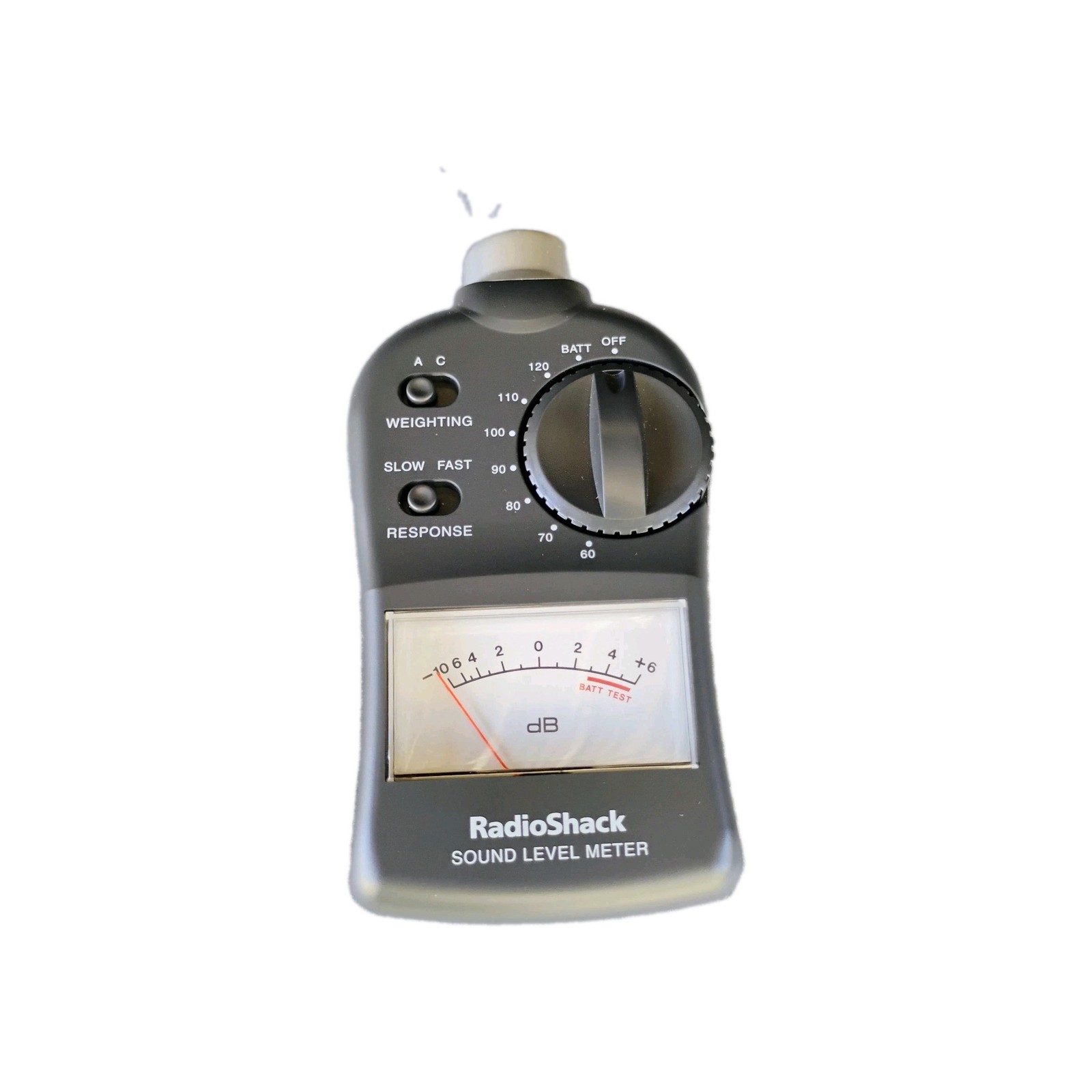 Radio Shack Analog Sound Level Meter 33-4050 + Pouch, Vintage 2003 TESTED