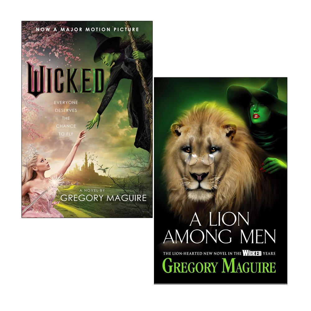 Gregory Maguire Wicked Years 2 Books  Collection Set Wicked,A Lion Among Men