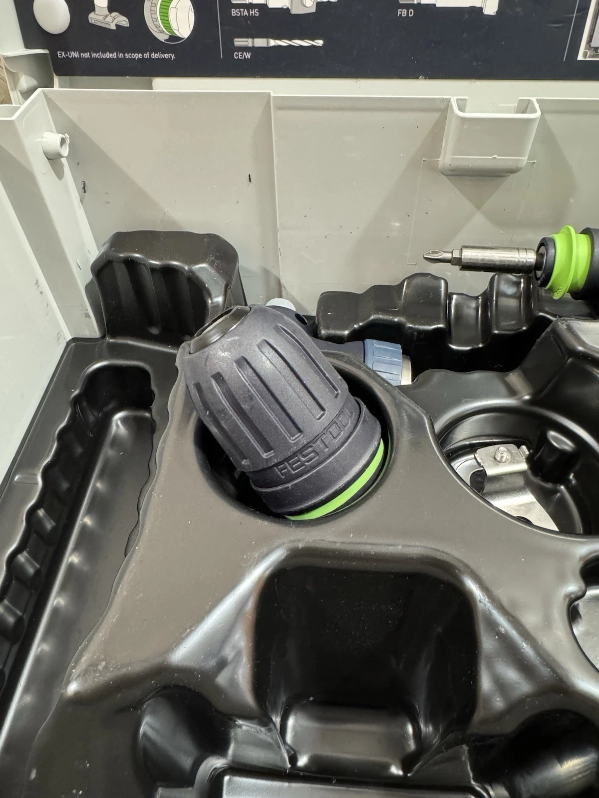 Festool 577336 TXS 18 Basic Set Cordless Drill & Accessories No Batteries New 7