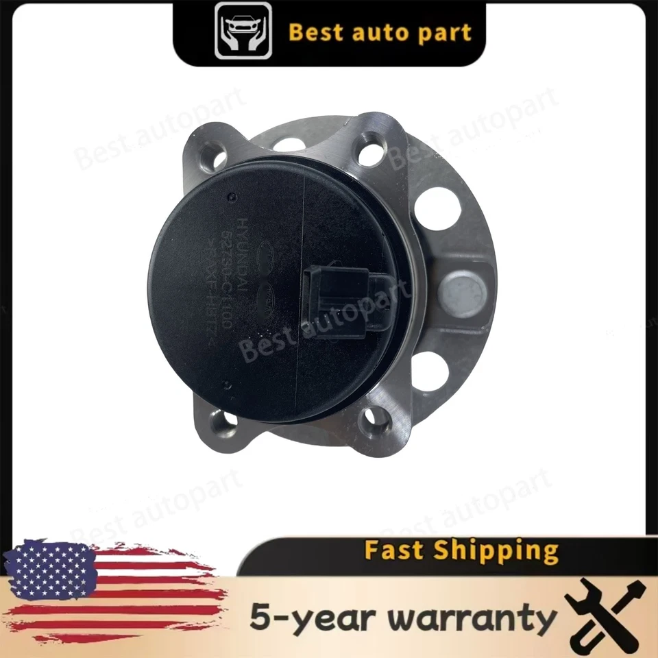 Conjunto de cojinete de rueda trasera y buje para 52730-C1100 Hyundai Sonata Kia Optima STOCK EN EE. UU. Foto 4 de 4