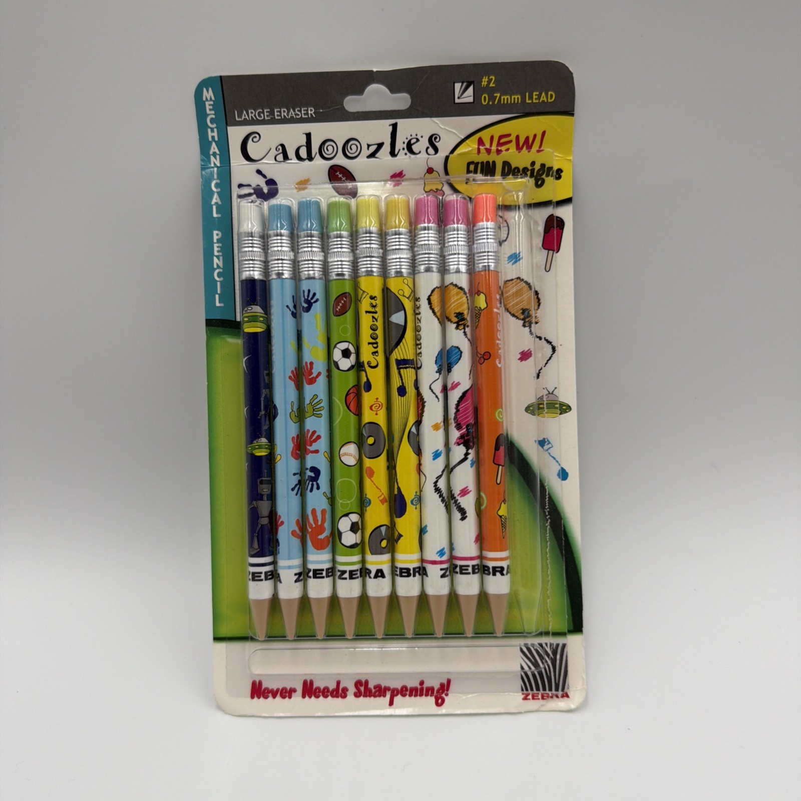 Set Of 9 Pcs 0.7mm Lead Fun Designs