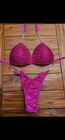 New, Never Worn Competition Bikini . Adjustable Bottoms Pro Cut. Large Top.