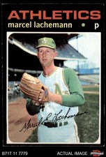 1971 Topps #84 Marcel Lachemann Athletics 4 - VG/EX