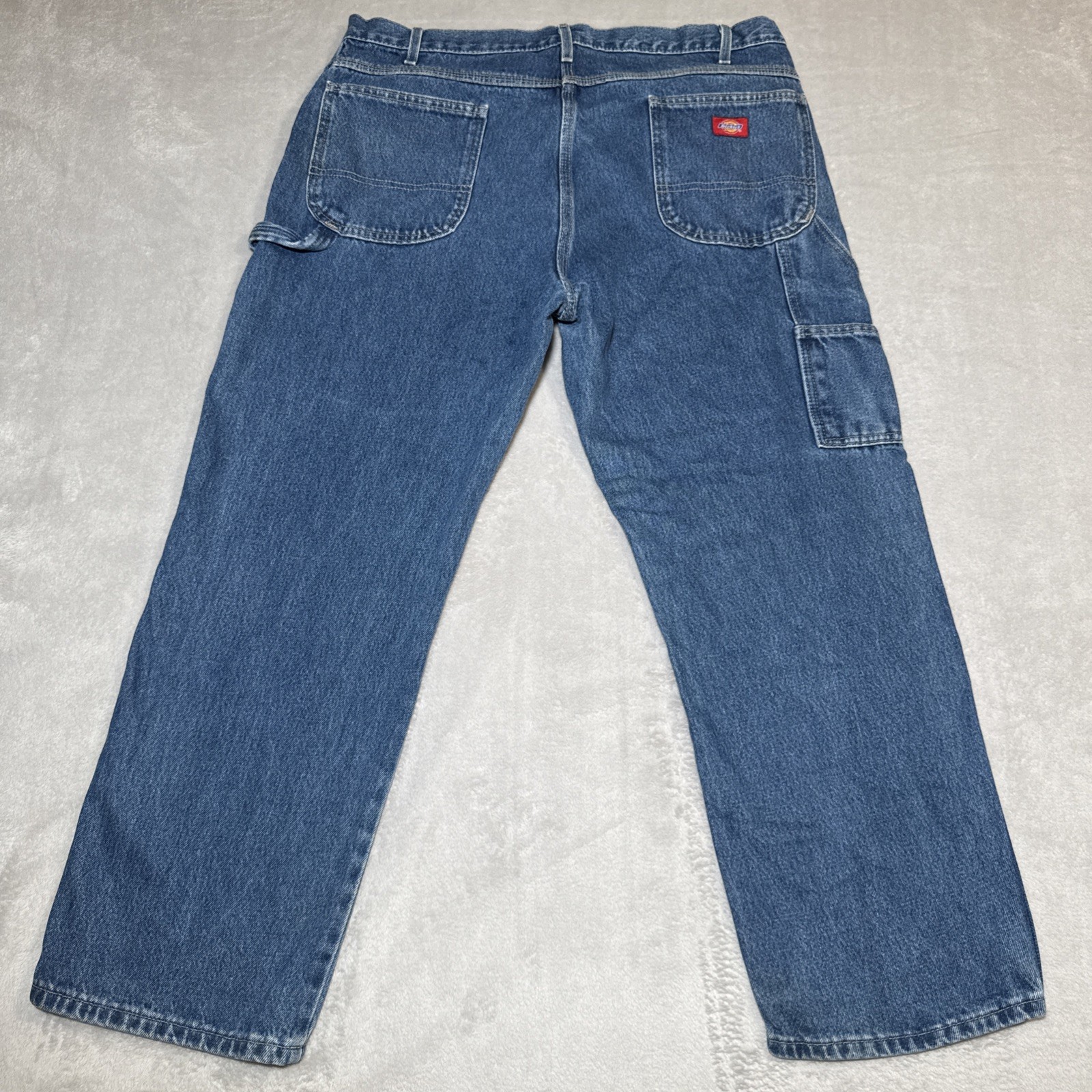 Dickies Carpenter Jeans Men's Denim Pants Baggy Grunge Skater 40x30 Relaxed Fit