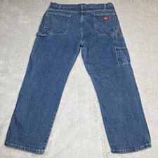 Dickies Carpenter Jeans Men's Denim Pants Baggy Grunge Skater 40x30 Relaxed Fit
