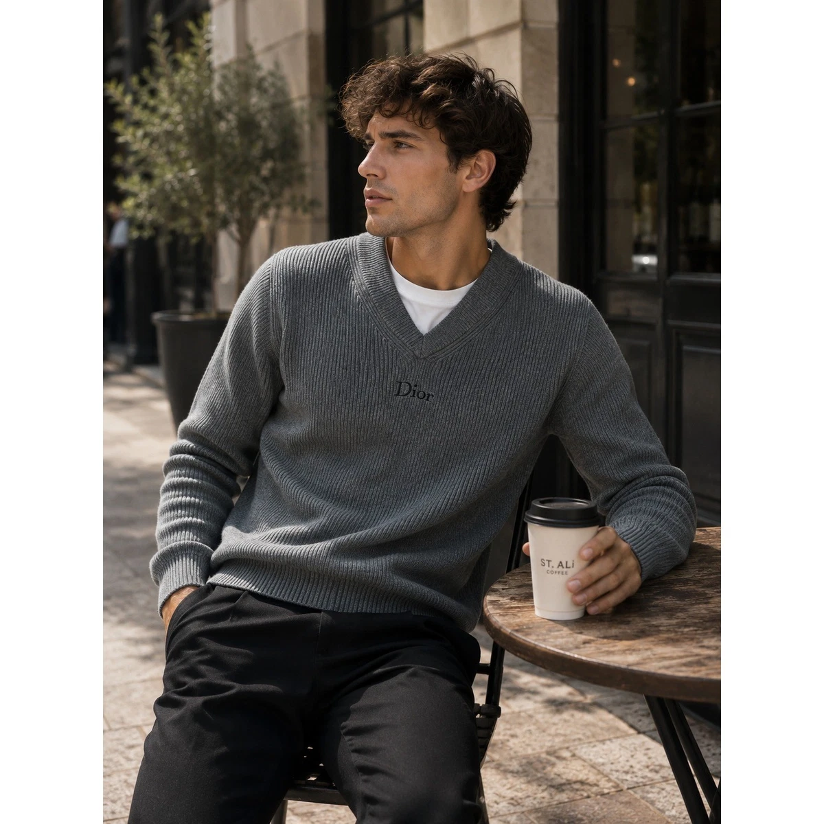 Dior Gray Sweaters for Men for sale | eBay