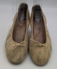 Bloch Glitter Ballet Fashion Collection Flats   Size 3.5   Beige Sparkle
