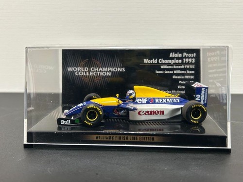 Minichamps 1/43 Williams Renault FW15C Alain Prost Finish Line Edition F1 Auto