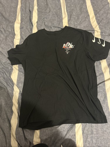 Nike Sportswear Shirt Men's Size XXL Crazy Wild Graphic Tee Black DB6135-010