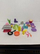 Miniature Dollhouse Kitchen Accessories Lot Food Cookware Dishes Misc 26 Pcs