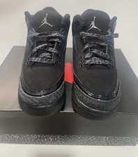 Kids Brand New Air Jordan 3 Retro GS "Black Cat" Fashion Sneakers DM0967 001