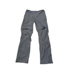 REI Co Op Convertible Hiking Pants Zip Off Legs Gray Youth L 14-16
