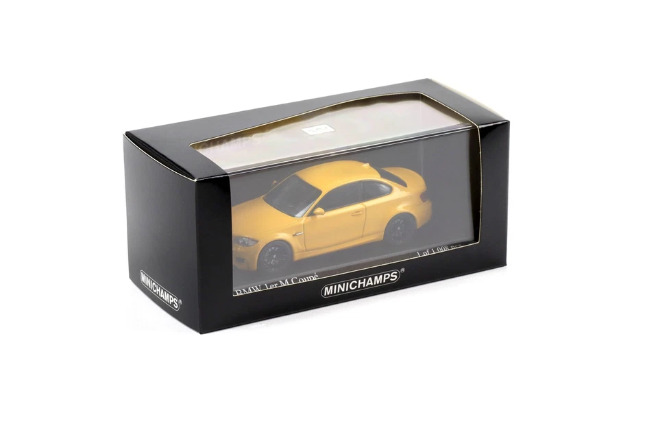 1:43 Minichamps BMW 1er 1 Serie M Coupè 2011 Atacama Giallo - Immagine 3 di 3