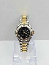 Reliance By Croton Womens Mini Two Tone Quartz Date Watch New Battery 3ATM 100FT