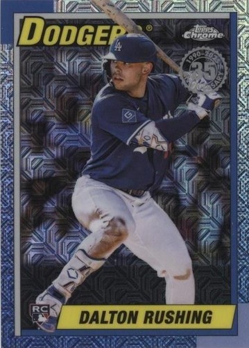 Dalton Rushing MLB Debut Rookie RC 2025 Topps Update Series Card 