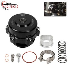 Universal Black 50mm Blow Off Valve Dump Valve Bov With V-band Flange Aluminum