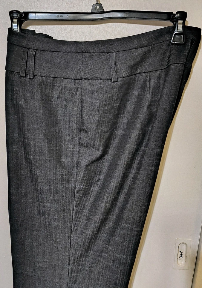 Pantalones de vestir grises para mujer Ingredientes. Talla 14. Foto 2 de 4