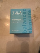 TULA SKINCARE BEDTIME BRIGHT OVERNIGHT BRIGHTENING TREATMENT (1.7ozNIB/Sealed)