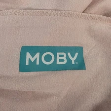 Moby Classic Baby Wrap Carrier Rose Quartz 100% Cotton Adjustable Sling