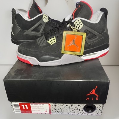 jordan 4 black cement size 12