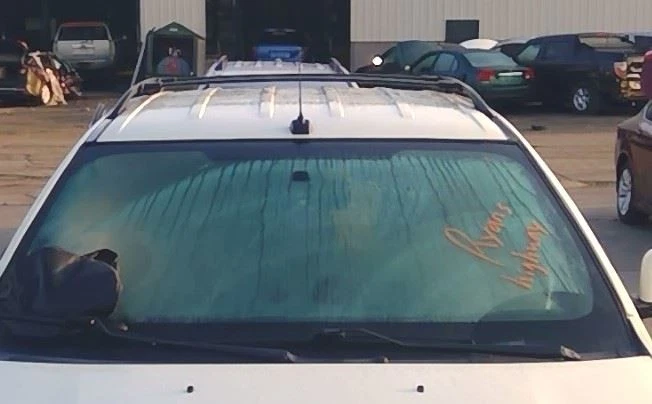 Espejo retrovisor Lincoln MKX 2008 09 10 11 12 13 14 15 atenuación automática con sincronización de brújula Foto 3 de 4