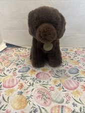 2021 Aurora Miyoni Tots Realistic Lifelike Chocolate Lab Labrador Plush Puppy