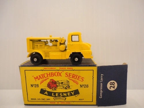 1959 Lesney Matchbox No.28 'COMPRESSOR TRUCK' w/C-Box---see photos & more models