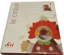 Le Cirque Tooth Brush Holder Red Clown With Sand Timer New