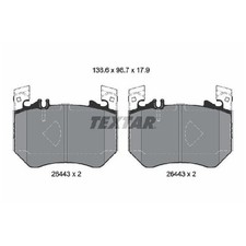 Satz Bremsbeläge 24385002 Bremsklötze vorne für Mercedes GLC C254 X254 S-Klas