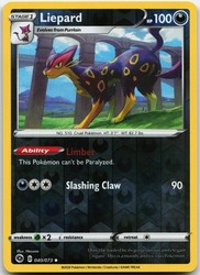 Liepard 040/073 Champion's Path Reverse Holo
