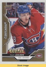 2018-19 Upper Deck Compendium Rookies Gold Noah Juulsen #421 READ 1hh