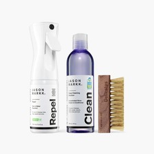 Jason Markk Deep Cleaning Shoe Cleaner, Repel Spray,  Delicates Brush 3-Piece