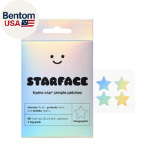 Starface Hydro-Star  Holographic Hydrocolloid Pimple Patches, Vegan, 36 Ct