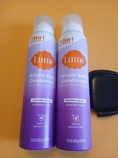 2 PACK Lume Women's Invisible Spray Deodorant - Lavender Sage