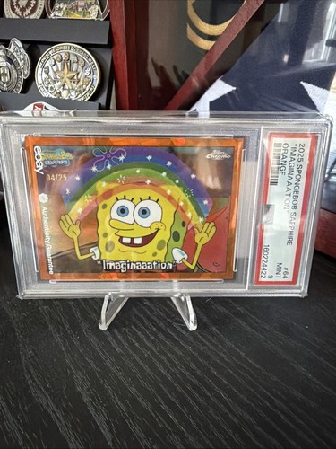 ORANGE 4/25 SpongeBob SquarePants Sapphire PSA 9 POP3 Imaginaaation #64