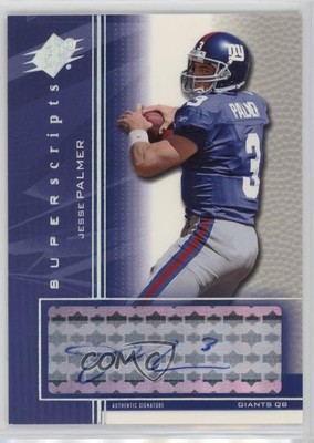 2004 SPx Super Scripts Jesse Palmer #SS-JP Auto 1dm4