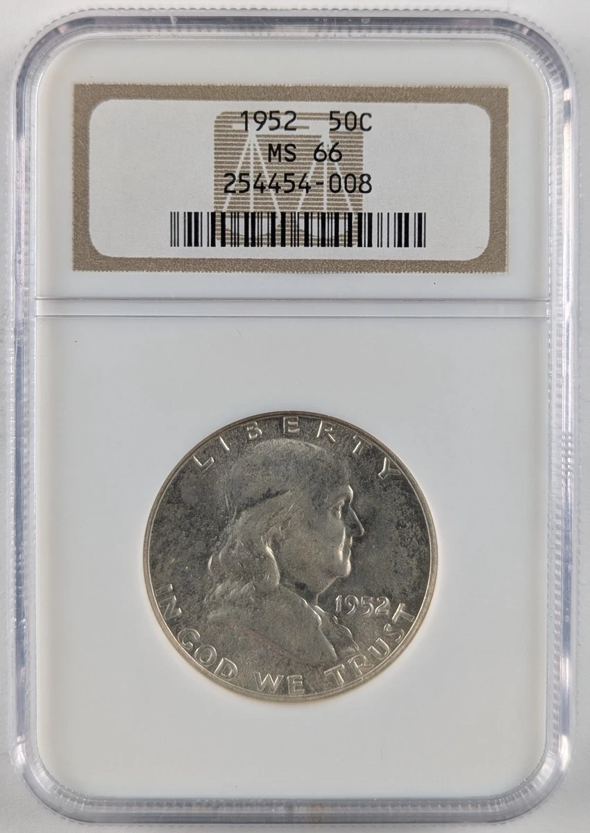 MS 66 Graded 1952 Franklin Half Dollars (1948-1963) for sale | eBay