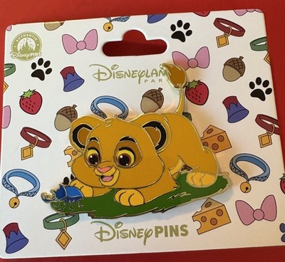 Disneyland Paris Disney DLP 2025 Lion King Baby Young Cute Simba With Beetle Pin